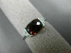 1.76CT DIAMOND & AAA GARNET 14KT WHITE GOLD 3D FILIGREE FRIENDSHIP PROMISE RING