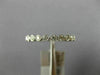 ESTATE .52CT DIAMOND 18K WHITE GOLD 3D ROUND 3mm BEZEL ETERNITY ANNIVERSARY RING
