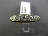 ANTIQUE 1.26CT OLD MINE DIAMOND 14KT TWO TONE GOLD CLASSIC FILIGREE RING #19171