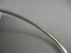 ESTATE .85CT ROUND DIAMOND 18KT WHITE GOLD CLASSIC SEMI ETERNITY BANGLE BRACELET