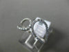 ESTATE WIDE .23CT DIAMOND 18KT WHITE GOLD DOUBLE TEAR DROP CRISS CROSS FUN RING