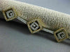 ESTATE WIDE 1.80CT DIAMOND 18KT 2 TONE GOLD 3D MULTI SHAPE BY THE YARD BRACELET