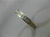 ESTATE LARGE .65CT DIAMOND 14K TWO TONE GOLD 3D ETERNITY ANNIVERSARY RING #26336
