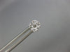 ESTATE SMALL .38CT DIAMOND 18KT WHITE GOLD ROUND CLUSTER CLASSIC STUD EARRINGS