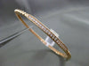 ESTATE .38CT ROUND DIAMOND 14KT ROSE GOLD 3D CLASSIC 3.5mm BANGLE BRACELET