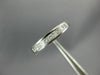 ESTATE .25CT DIAMOND 14KT WHITE GOLD CLASSIC PRINCESS CHANNEL ANNIVERSARY RING