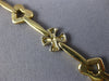 ESTATE .40CT DIAMOND 14KT WHITE & YELLOW GOLD FLOWER HEART LOVE BRACELET #1487