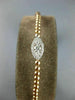 .28CT DIAMOND 18K WHITE & ROSE GOLD 3D MARQUISE CLUSTER FLEXIBLE BANGLE BRACELET