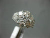 ESTATE LARGE 3.7CT DIAMOND 14K WHITE GOLD CLASSIC FLOWER SEMI ETERNITY LOVE RING