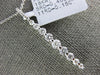 ESTATE .60CT DIAMOND 18KT WHITE GOLD 3D ROUND CLASSIC JOURNEY BAR PENDANT