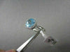 ESTATE WIDE SQUARE AAA BLUE TOPAZ & DIAMOND 4.39CTW 14KT WHITE GOLD RING
