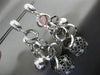 ESTATE EXTRA LARGE .52CT DIAMOND 14KT WHITE GOLD ETOILE MULTI CIRCULAR EARRINGS
