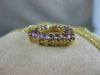 ESTATE 1.92CTW AMETHYST OPEN HEART 14KT YELLOW GOLD PENDANT + 16" CHAIN #11475