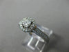 ESTATE .50CT DIAMOND 14KT WHITE GOLD CLASSIC ROUND HALO FILIGREE ENGAGEMENT RING