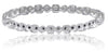 .08CT DIAMOND 18KT WHITE GOLD 2MM SQUARE GEOMETERICAL ETERNITY ANNIVERSARY RING