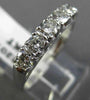 ESTATE WIDE 1.0CT DIAMOND 14K WHITE GOLD CLASSIC WEDDING ANNIVERSARY RING #22079