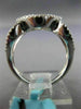 ESTATE WIDE .64CT DIAMOND 18KT WHITE GOLD SOLITAIRE ETOILE FRIENDSHIP LOVE RING