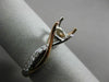 ESTATE .17CT DIAMOND 14KT WHITE & ROSE GOLD INFINITY SEMI MOUNT ENGAGEMENT RING