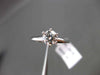 ESTATE .66CT DIAMOND 14KT WHITE GOLD CLASSIC SOLITAIRE ENGAGEMENT RING BEAUTIFUL