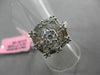 ESTATE 1.36CT ROUND & BAGUETTE DIAMOND 18KT WHITE GOLD FRIENDSHIP PROMISE RING
