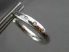 ESTATE LARGE .12CT DIAMOND 14KT WHITE GOLD PAST PRESENT FUTURE HOOP EARRINGS