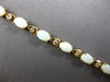 4.6CT DIAMOND & AAA OPAL 14KT YELLOW GOLD OVAL & ROUND ETERNITY BRACELET 28192