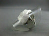 ESTATE WIDE 2.31CT DIAMOND 14KT WHITE GOLD LARGE WAVE FUN RING ONE OF A KIND!!