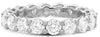 ESTATE LARGE 3.32CT DIAMOND 14KT WHITE GOLD 3D ROUND ETERNITY ANNIVERSARY RING