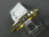 ESTATE .46CT DIAMOND 14KT YELLOW GOLD CLASSIC FILIGREE WEDDING ANNIVERSARY RING