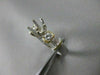ESTATE .90CTW DIAMOND 18KT WHITE & YELLOW GOLD 3D SEMI MOUNT RING F/G VVS #21093