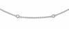 ESTATE .32CT DIAMOND 14K WHITE GOLD 3D CLASSIC DIAMOND BY THE YARD LOVE NECKLACE