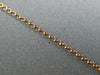 ESTATE .12CT PINK DIAMOND 18KT ROSE GOLD 3D CLASSIC LUCKY DOG BONE FUN BRACELET