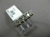 ESTATE .65CT ROUND DIAMOND 14KT WHITE GOLD 7 STONE WEDDING ANNIVERSARY RING 5mm