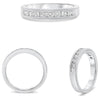 .50CT DIAMOND 14KT WHITE GOLD 3D ROUND FILIGREE CHANNEL WEDDING ANNIVERSARY RING