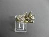 ESTATE LARGE 1.65CT DIAMOND 14KT TWO TONE GOLD SEMI MOUNT ENGAGEMENT RING #18016