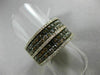 ESTATE 1.85CT WHITE CHOCOLATE FANCY DIAMOND 18K ROSE GOLD MULTI ROW WEDDING RING