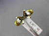 ESTATE .42CT BAGUETTE DIAMOND 18K TWO TONE GOLD SEMI MOUNT ENGAGEMENT RING #1039