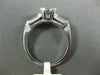 ANTIQUE .93CT OLD MINE DIAMOND PLATINUM SOLITAIRE FISHTAIL ENGAGEMENT RING #9770