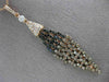ESTATE LARGE 1.75CT CHOCOLATE FANCY DIAMOND 14K ROSE GOLD RAINDROP PENDANT CHAIN