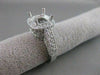 ESTATE 1.93CTW DIAMOND 14K GOLD RING SQUARE SEMI MOUNT ENGAGEMENT FILIGREE 20963