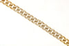 ESTATE .37CT DIAMOND 14KT YELLOW GOLD 3D CLASSIC CUBAN LINK LOVE BRACELET