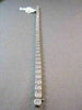 ANTIQUE WIDE  9.0CT 14KT WHITE GOLD DIAMOND TENNIS BRACELET SIMPLY BEAUTIFUL