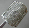 ESTATE MASSIVE 3.02CT DIAMOND ROUND & PRINCESS 14KT WHITE GOLD 3D INVISIBLE RING