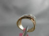 ESTATE 1.42CT MULTI SHAPE DIAMOND 18KT WHITE GOLD CRISS CROSS INFINITY LOVE RING