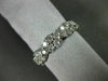 ESTATE 1.0CT DIAMOND 14KT WHITE GOLD CLASSIC INFINITY SEMI ETERNITY WEDDING RING