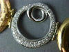 ESTATE EXTRA LARGE 1.10CT DIAMOND 18KT WHITE & ROSE GOLD CIRCULAR SWIRL BRACELET