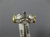 DIAMOND 18KT YELLOW GOLD & PLATINUM MARQUISE SEMI MOUNT ENGAGEMENT RING #21089