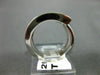 ESTATE LARGE .80CT ROUND CUT DIAMOND 14KT WHITE GOLD PAVE BELT FUN RING #21298