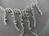 ESTATE LARGE 4.90CT DIAMOND 14KT WHITE GOLD ETERNITY WAVE NECKLACE