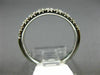 ESTATE .70CT DIAMOND 14KT WHITE GOLD 3D CLASSIC SEMI ETERNITY ANNIVERSARY RING